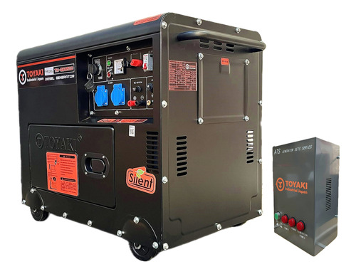 Generador Diesel 6500w Ats + T. Transferencia Sello Sec