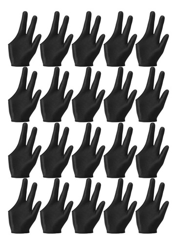 Guantes De Billar Transpirables Para Billar Izquierdo, 20 Un