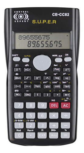 Calculadora Científica Gadiz Gd-82ms 240 Funciones Display Color Negro