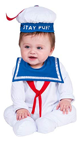 Rubie's Baby Ghostbusters Classic Stay Puft Costume Romper, 