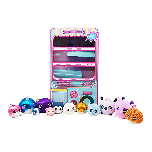 Squeezamals Juguetes De Peluche  Juego De Maquina Expendedo