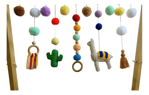 Gimnasio Bebe Nordico Montessori Madera Boca Juniors Crochet