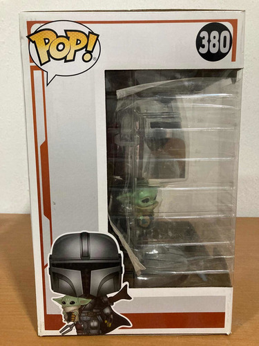 Mandalorian With Child 380 Star Wars Funko Pop! Chrome Nuevo