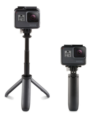Palo Extensible Selfie C Tripode Mini P/ Cámara Go Pro Gopro Negro
