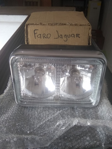 Faro Delantero Para Moto Jaguar Doble Bombillo