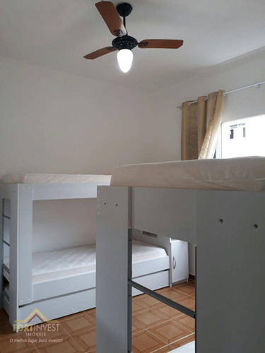 Imagem 7 de 10 de Apartamento Com 1 Dormitório À Venda, 42 M² Por R$ 170.000 - Vila Guilhermina - Praia Grande/sp - Ap2758