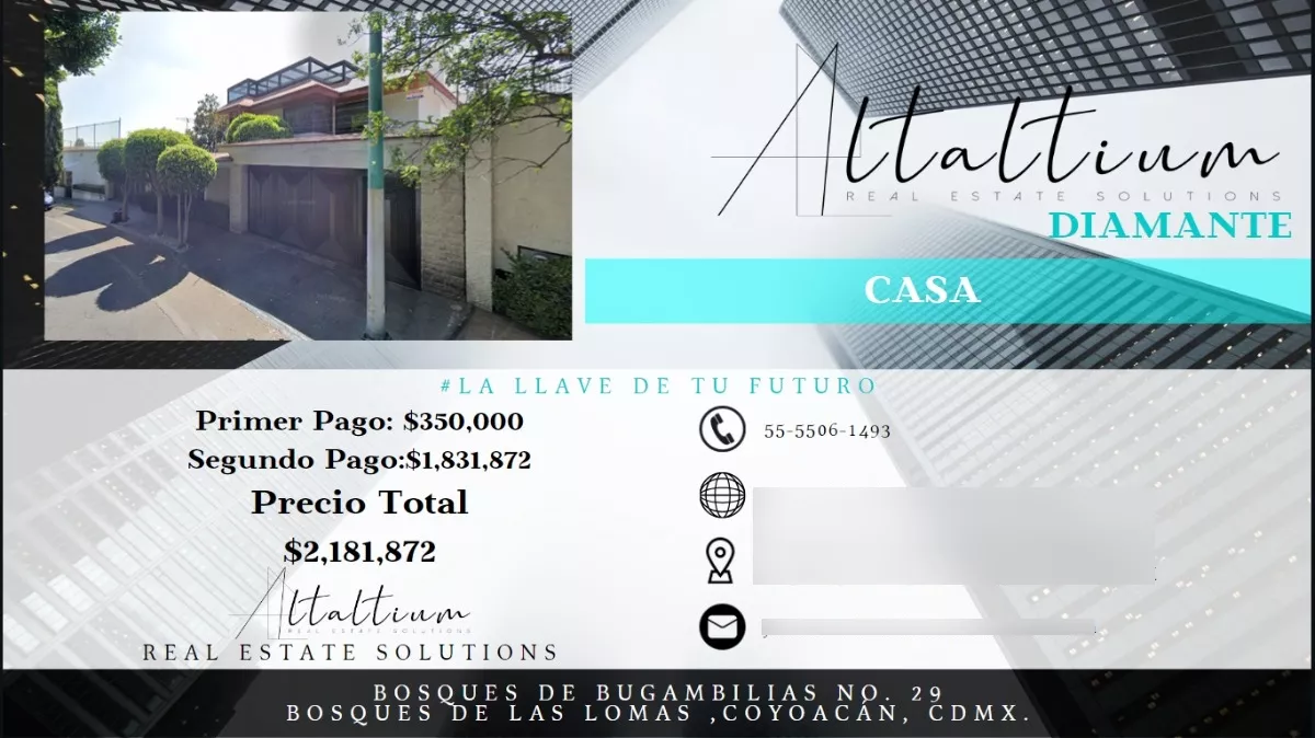 Casa En Venta, Bosques De Lomas Cuajimalpa, En Remate...!!