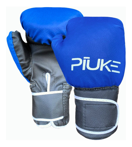 Guantes De Boxeo Infantil Piuke De Cuero Pu Ajustable 6 Oz