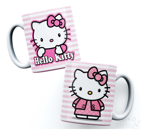 Taza Personalizada Hello Kitty Dibujos Para Niños V. Modelos