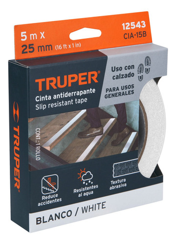 J 6 Pzs Int Antiderrpnte 25 Mm 5 Metros Truper 12543