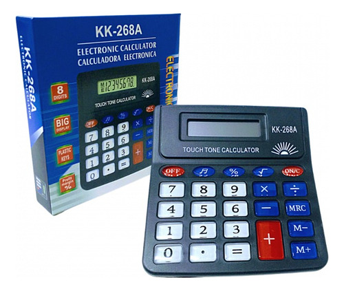 Calculadora Electronica De Escritorio 8 Digitos Kk268a