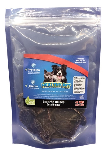 Premios Para Mascota De Pulmon De Res Deshidratado 2 Bolsas