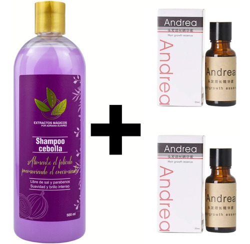 Kit Andrea Tónico + Shampoo Ce - mL a $103