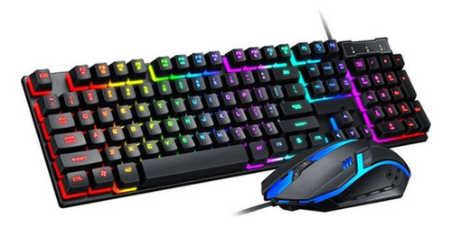 Kit Teclado E Mouse Gamer Rgb Usb - Mbtech Shortcut Kp-te115