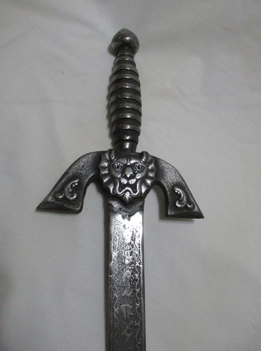 Antigua Espada Hierro 120cm Réplica Medieval Vikinga León