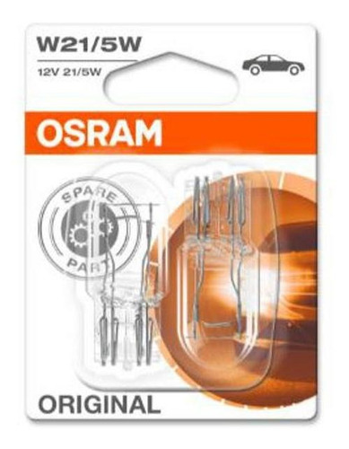 Lâmpada Osram W21/5w 2 Polos 12v - Par