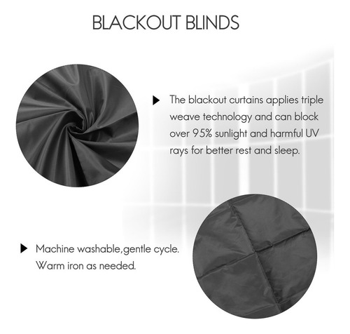 Cortinas Blackout - Persianas Portáteis, Fáceis