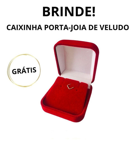 Corrente Com Pingente Coração Ponto De Luz Ouro 18k Banhado Cor Dourado