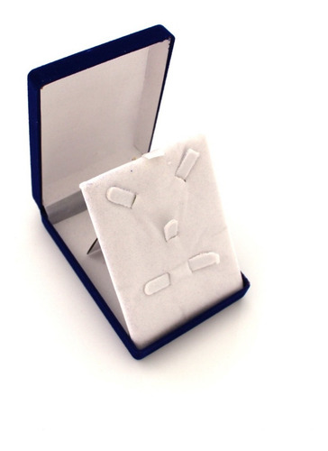Imagen 1 de 9 de Set 6 Cajas De Terciopelo Para Conjunto Joyas 8x12 Azul