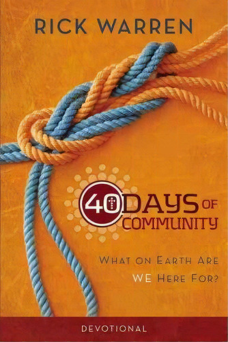 40 Days Of Community Devotional, De Rick Warren. Editorial Zondervan, Tapa Blanda En Inglés