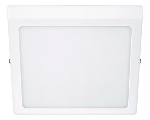 Lámpara plafón led de techo Philips DL252 SQ LED 2000 65K 24W luz color 6500k pack x 4 unidades