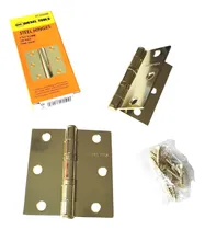 Comprar Bisagra De Rolineras Dorada 3x3'' X 2.5 Mm Par 