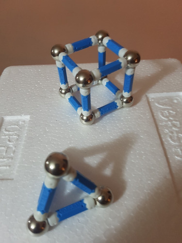 2 X Juego Imanes Construcción Didáctico 118, Magnetic + Envi