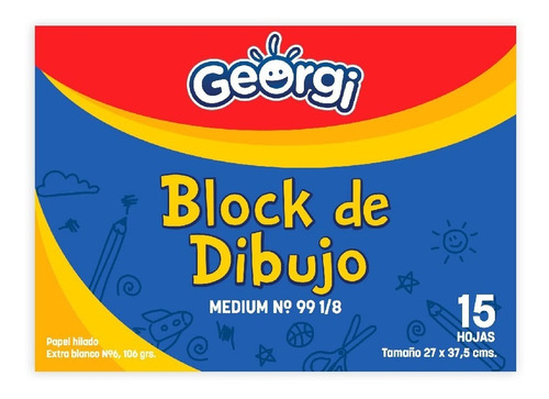 Block 99 1/8 Medium 15 Hojas Georgi