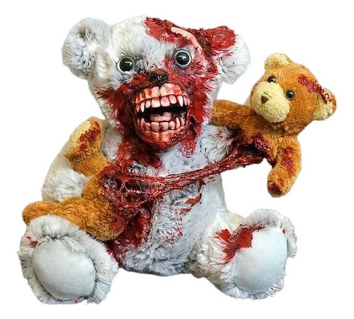 Oso De Peluche Ensangrentado Muñeca De Terror De Halloween