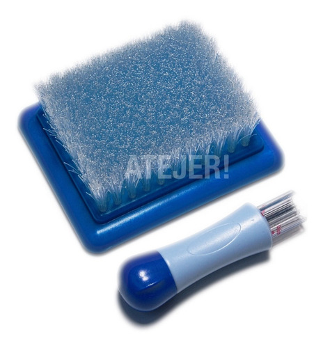 Imagen 1 de 10 de Kit Combo Aguja Punzón De 7 Agujas + Base Para Fieltro