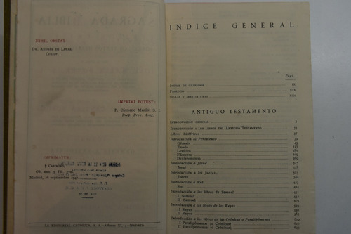 Sagrada Biblia Versión Crítica T.1 Bover,cantera Burgos C78 (Usado)