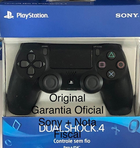 Controle Dualshock 4 Preto Ps4 Sem Fio Original Promoção