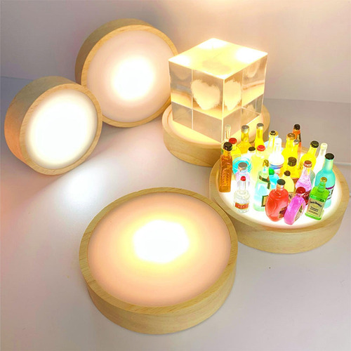 Base De Madera Led Base De Pantalla Led De Madera Base De