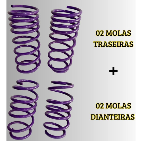 Jogo 4 Molas Traseira E Dianteira Kia Soul Ano 2009 Á 2021