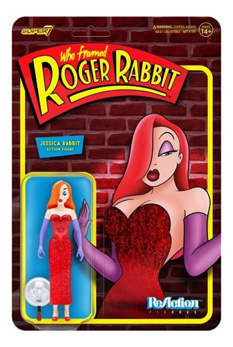 Who Framed Roger Rabbit Reaction Jessica Rabbit  Super 7