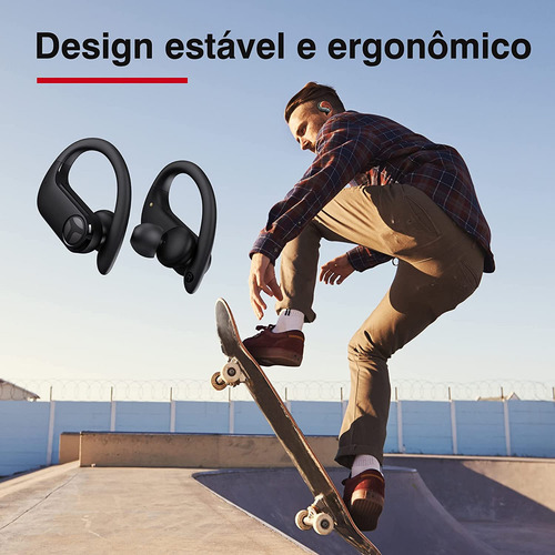 Fones de ouvido Bluetooth sem fio Tranya X1 66 horas