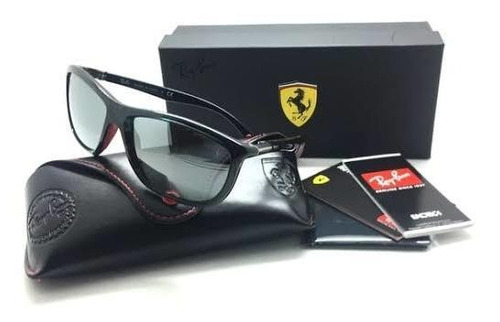 Óculos De Sol Ray-ban Tech Rb8351 M Top Bar Predador Ferrari