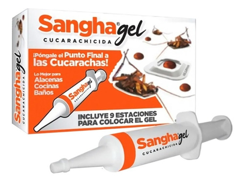 Sangha Gel Cucarachicida Jeringa 30 Grs. C-real-b