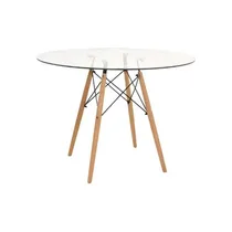 Comprar Mesa De Comedor Cafetin Eames O  Retro Glass En  Vídrio  