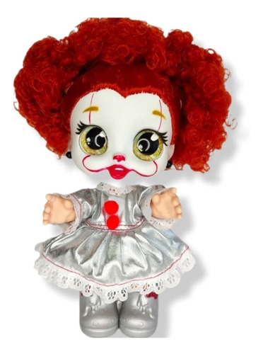 Muñeca Eso It Pennywise Baby 25 Cm Con Ojos De Cristal.