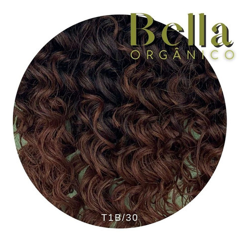 Cabelo Orgânico Cacheado Bella - Ser Mulher - Pacotão 340 G Cor T1b/30