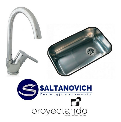 Bacha Johnson Z52/18 52x32x18 + Monocomando Peirano Betis