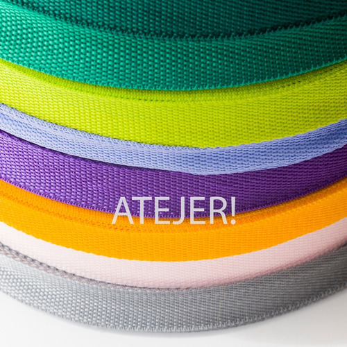 Cinta Mochilera De Poliéster 30mm X 50 Mts Colores