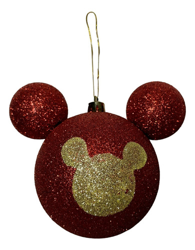 Kit 12 Bolas Enfeites Árvore De Natal Mickey Disney Original