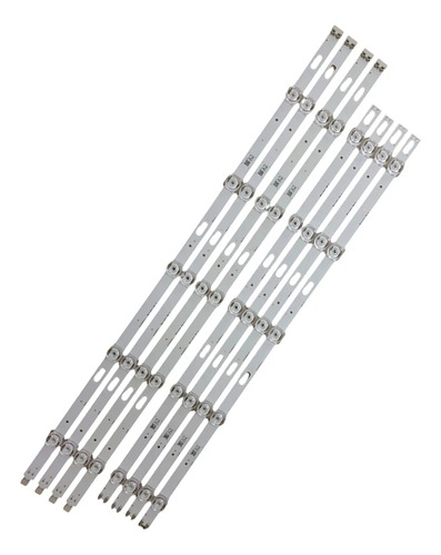 Kit 8 Barras Leds Un55cu7700 Un55cu7700g Novas, C/ Nf