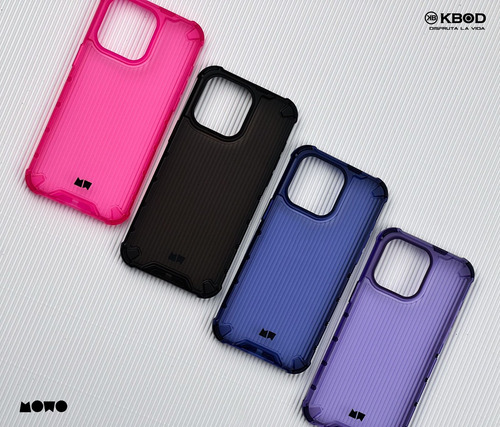 Funda Protector De Celular Mowo Walks Colors Para Iphone Azul Iphone 12 / 12 Pro