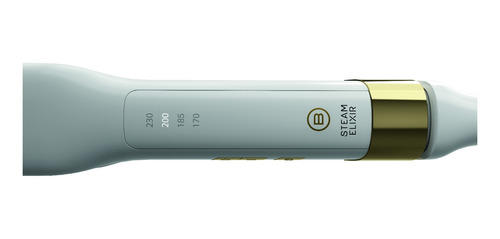 Imagen 2 de 4 de Planchita de pelo Bellissima Imetec Steam Elixir R9501 satin white y glam gold 220V - 240V