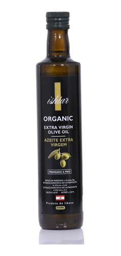 Azeite Extra Virgem Orgânico Libanês Ishtar