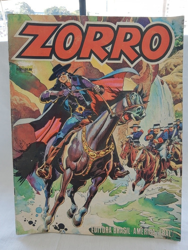 Gibi Zorro Editora Ebal Ano 1979 Com Furo