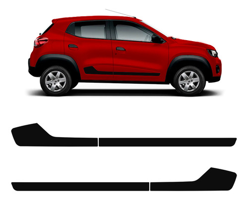 Faixa Lateral Mod.original Renault Kwid 18/20 - Genérico